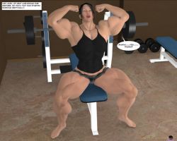 muscle woman